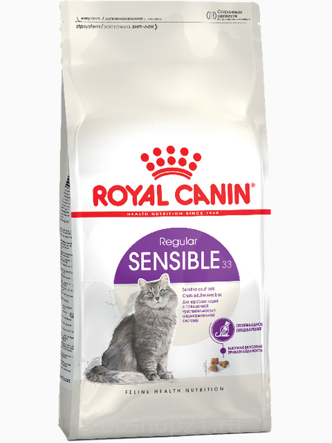 Корм Royal Canin Sensible для кошек с чувствительным пищеварением 1-7 лет, 400 г
