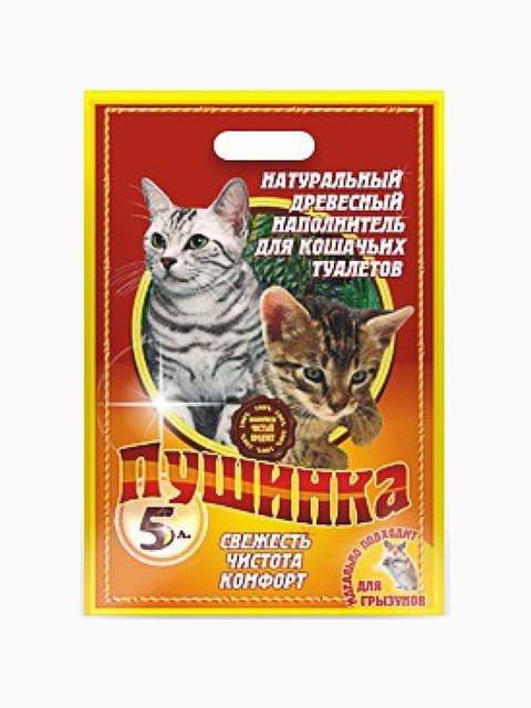 Пушинка древесный, 5 л