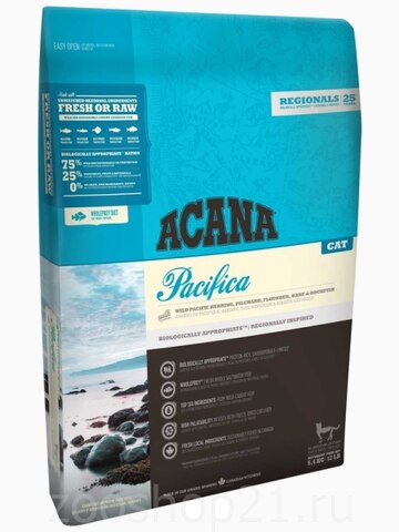 Корм для кошек Acana PACIFICA, 5.4 кг