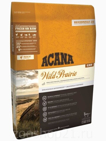 Корм для кошек Acana WILD PRAIRIE, 1.8 кг