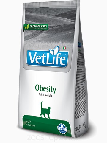 Корм Farmina Vet Life Obesity для кошек при ожирении, 10 кг
