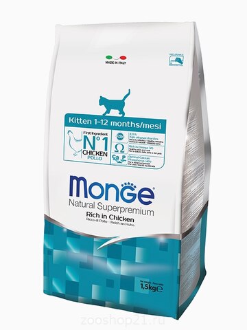 Корм Monge Cat для котят, 400 г