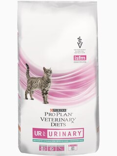 Корм Pro Plan Veterinary diets UR для кошек при болезнях нижних отделов мочевыводящих путей c океанической рыбой, 350 г