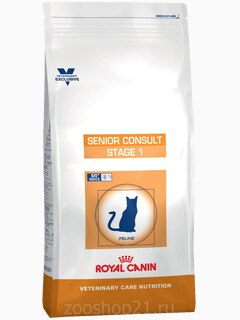 Корм Royal Canin Senior Consult Stage 1 для кошек старше 7 лет, не имеющих видимых признаков старения, 400 г