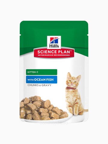 Корм Hill's Science Plan Healthy Development для котят до 12 месяцев с океанической рыбой, 85 г