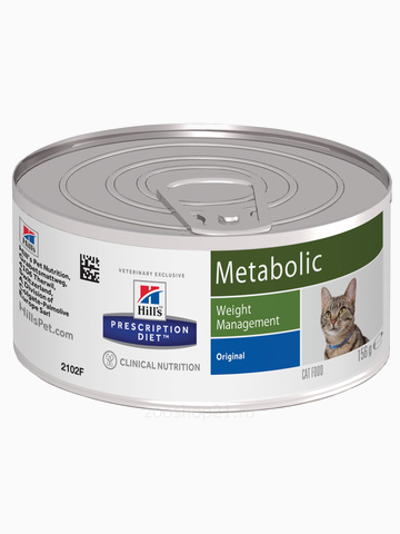 Корм Hill's Prescription Diet Metabolic Weight Management консервы для кошек диета для достижения и поддержания оптимального веса, 156 г