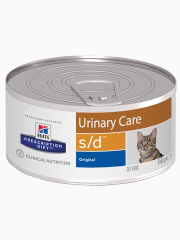 Корм Hill's Prescription Diet s/d Urinary Care консервы для кошек диета для поддержания здоровья мочевыводящих путей курица, 156 г