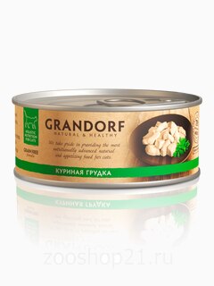 Корм GRANDORF Куриная грудка для кошек всех возрастов, 70 г