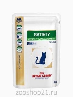 Корм Royal Canin Satiety Weight Management SAT 34 для кошек при избыточном весе, 85 г