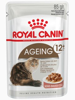 Корм Royal Canin Ageing 12+ (в соусе) для кошек старше 12 лет, 85 г