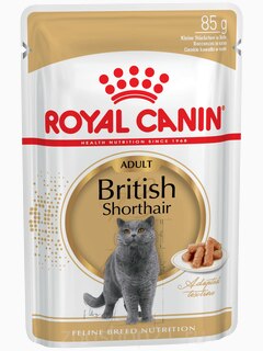 Корм Royal Canin British Shorthair (в соусе) для британских/шотландских пород старше 1 года, 85 г