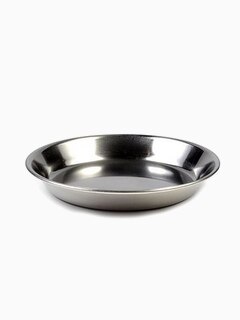Миска для кошек стальная большая, 0,1л*13см