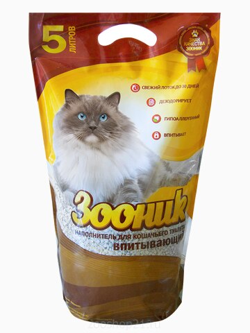 Зооник Впитывающий наполнитель, 5 л