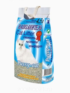 Pussy-Cat Впитывающий наполнитель цеолитовый, 4.5 л