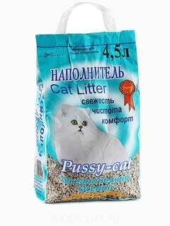 Pussy-Cat Впитывающий Океанический наполнитель, 4.5 л