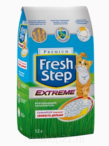 Fresh Step Тройная защита. Впитывающий наполнитель, 6.35 кг