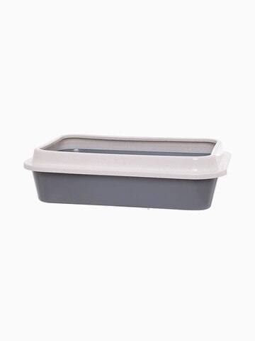 Сибирская кошка туалет для кошек глубокий с бортиком, 37x27x9.5 см