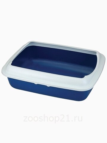 Триол Туалет для кошек СТ-04 с бортом 50,5*39*15мм