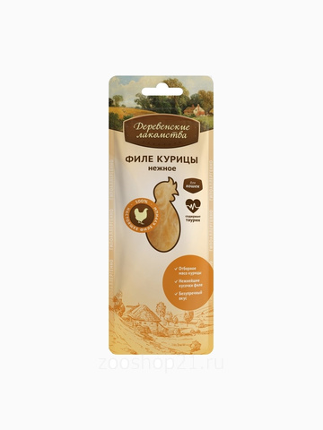 Деревенские лакомства Филе курицы нежное 10 г