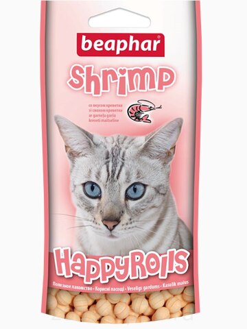 Beaphar Рулеты для кошек с креветками, 80 шт