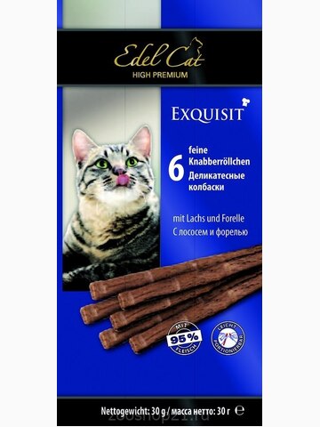 Edel Cat Колбаски для кошек с лососем и форелью (цена за 1 шт)