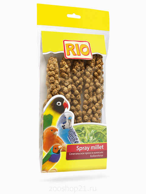 Rio Лакомство для птиц Сенегальское просо в колосьях, 0,1 кг