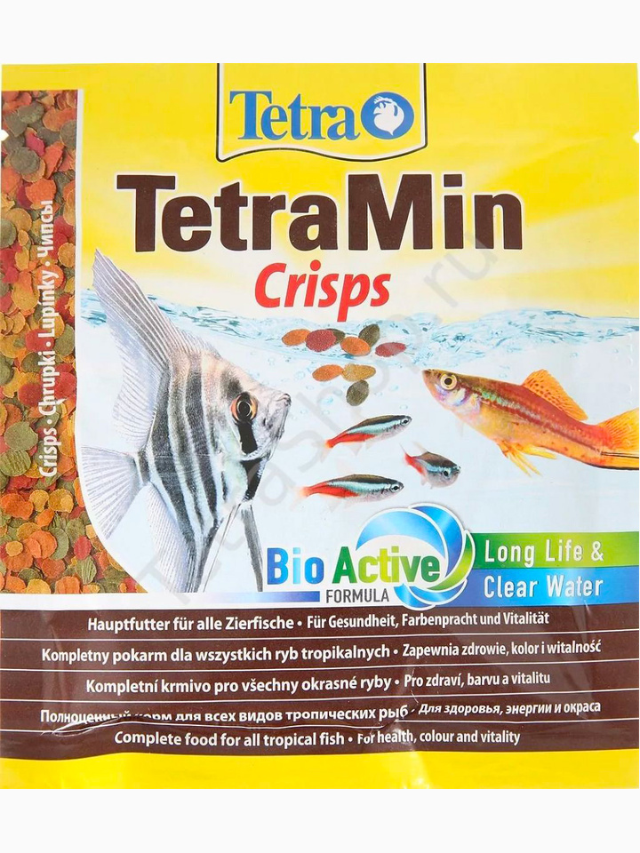 TetraMin Crisps для всех видов рыб, чипсы, 12 г