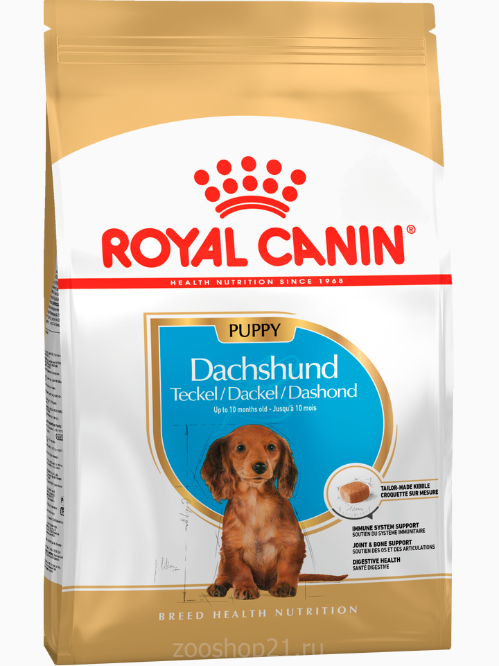 Корм Royal Canin Dachshund Puppy для щенков таксы до 10 мес., 1.5 кг