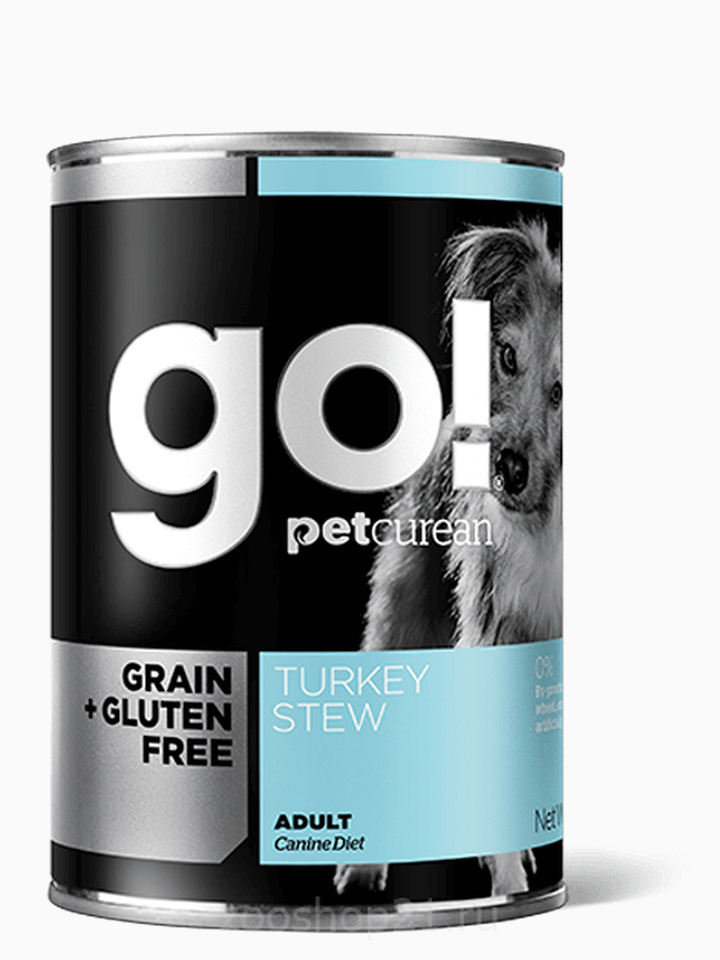 Корм Go! Grain Free Turkey Stew (паштет) беззерновой для собак, с индейкой 400 г
