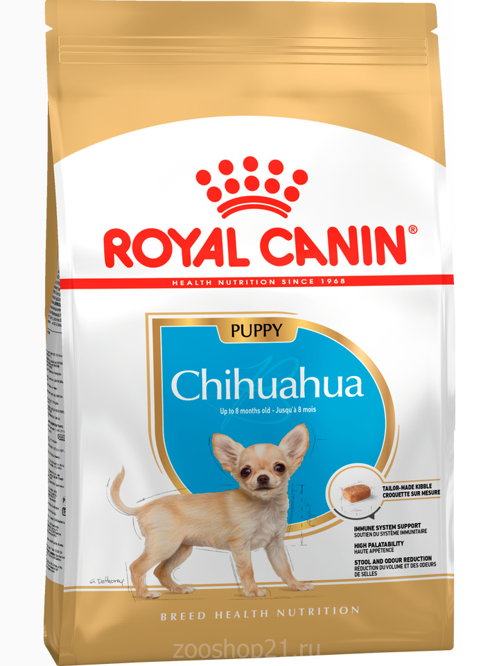 Корм Royal Canin Chihuahua Puppy для щенков чихуахуа до 8 мес., 500 г