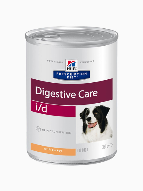 Корм Hill's Prescription Diet i/d Digestive Care консеры для собак диета для поддержания здоровья ЖКТ с идейкой, 360 г