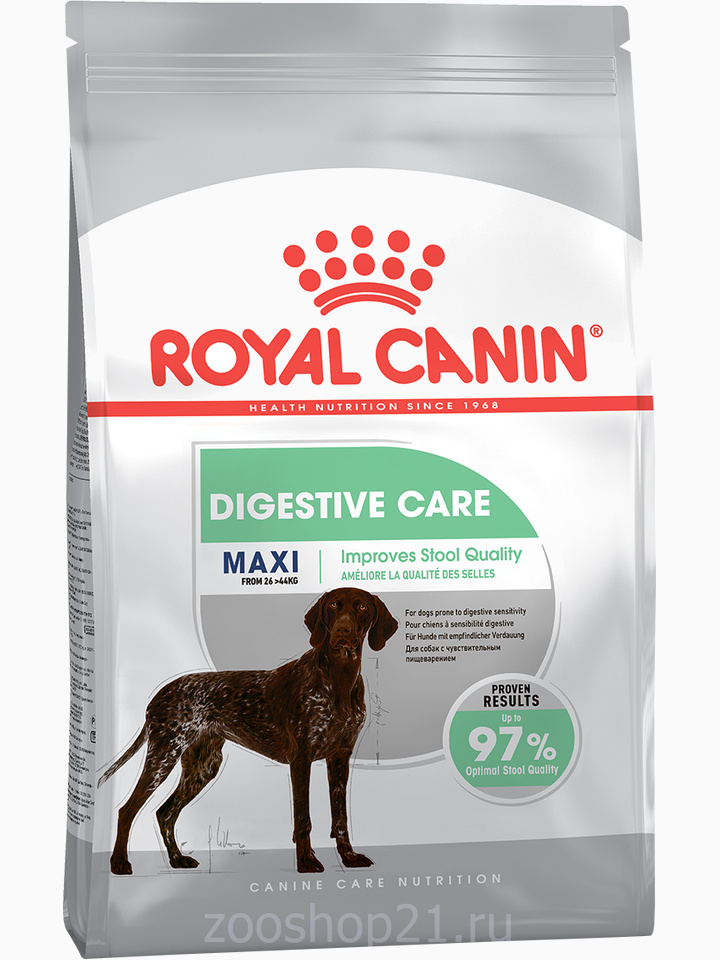 Корм Royal Canin Maxi Digestive Care для собак крупных пород (26-44 кг) при расстройствах пищеварения, 3 кг