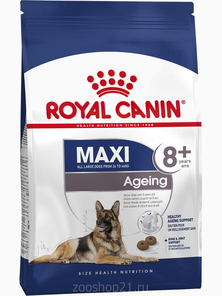 Корм Royal Canin Maxi Ageing 8+ для собак крупных пород (26-44 кг), старше 8 лет, 3 кг