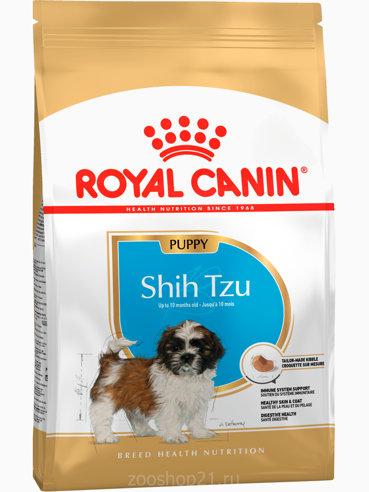 Корм Royal Canin Shih Tzu Puppy для щенков породы ши-тцу до 10 мес., 500 г