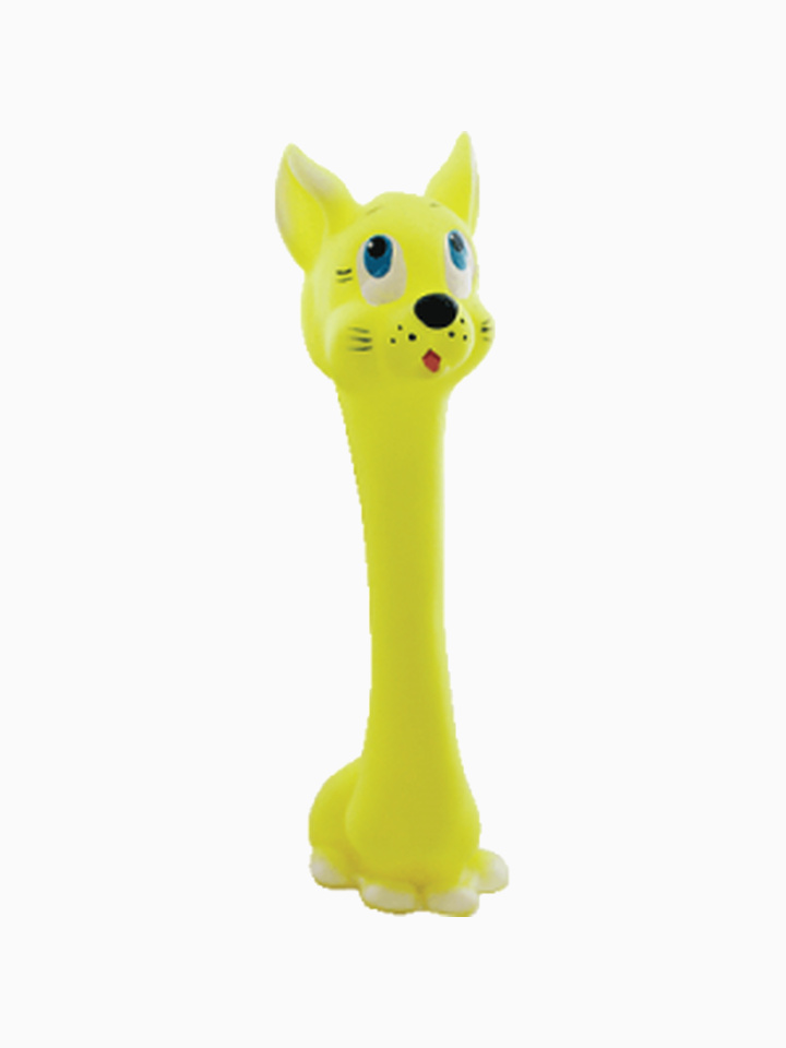 Зооник Игрушка "Гантель "Кошка" 20см