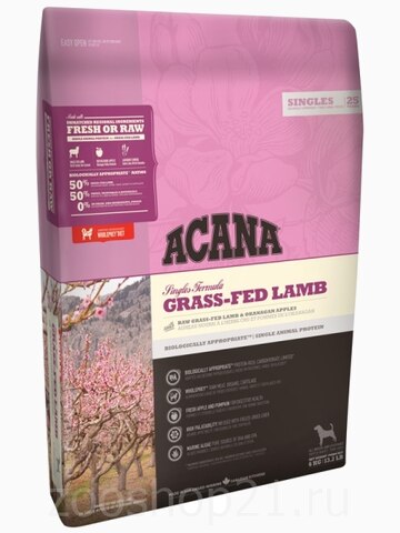 Корм для собак Acana GRASS-FED LAMB, 2 кг