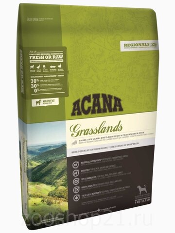 Корм для собак Acana GRASSLANDS, 11.4 кг