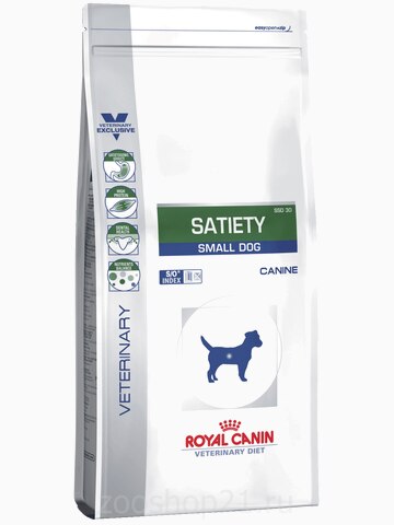 Корм Royal Canin Satiety Small Dog SSD30 для собак малых пород (до 10 кг) при ожирении, 1.5 кг