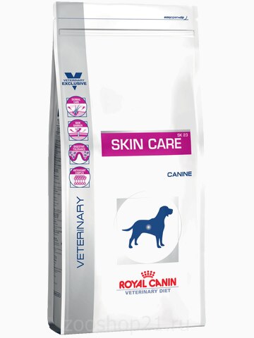Корм Royal Canin Skin Care SK 23 для собак при дерматозах, 2 кг