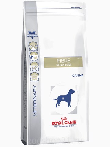 Корм Royal Canin Fibre Response FR 23 для собак при запоре, диарее, колите, 2 кг