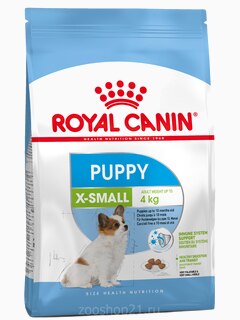 Корм Royal Canin X-Small Puppy для щенков миниатюрных пород 2-10 мес., 500 г