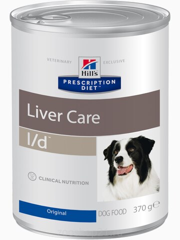 Корм Hill's Prescription Diet L/d Liver Care консервы для собак диета для поддержания здоровья печени, 370 г