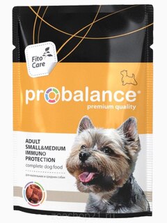 Корм ProBalance для малых и средних пород, 100 г