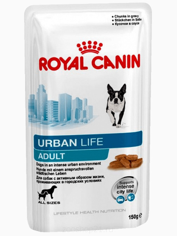 Корм Royal Canin Urban Life Adult (в соусе) живущих в городской среде, 150 г