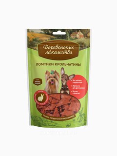 Деревенские лакомства Ломтики крольчатины для мини-пород, 0,055 кг
